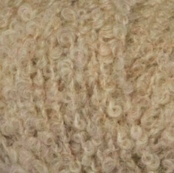 Fios para tricotar Drops Alpaca Bouclé 2020 Light Beige - 1