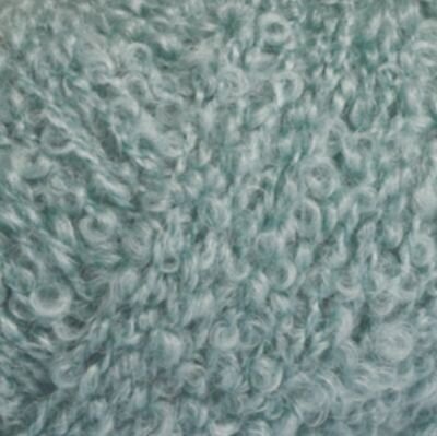 Fios para tricotar Drops Alpaca Bouclé 7402 Light Ocean Green