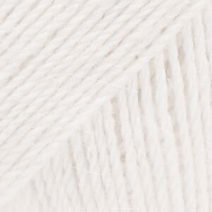 Fios para tricotar Drops Alpaca 101 White