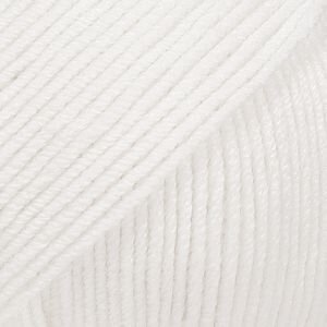 Fil à tricoter Drops Baby Merino 01 White