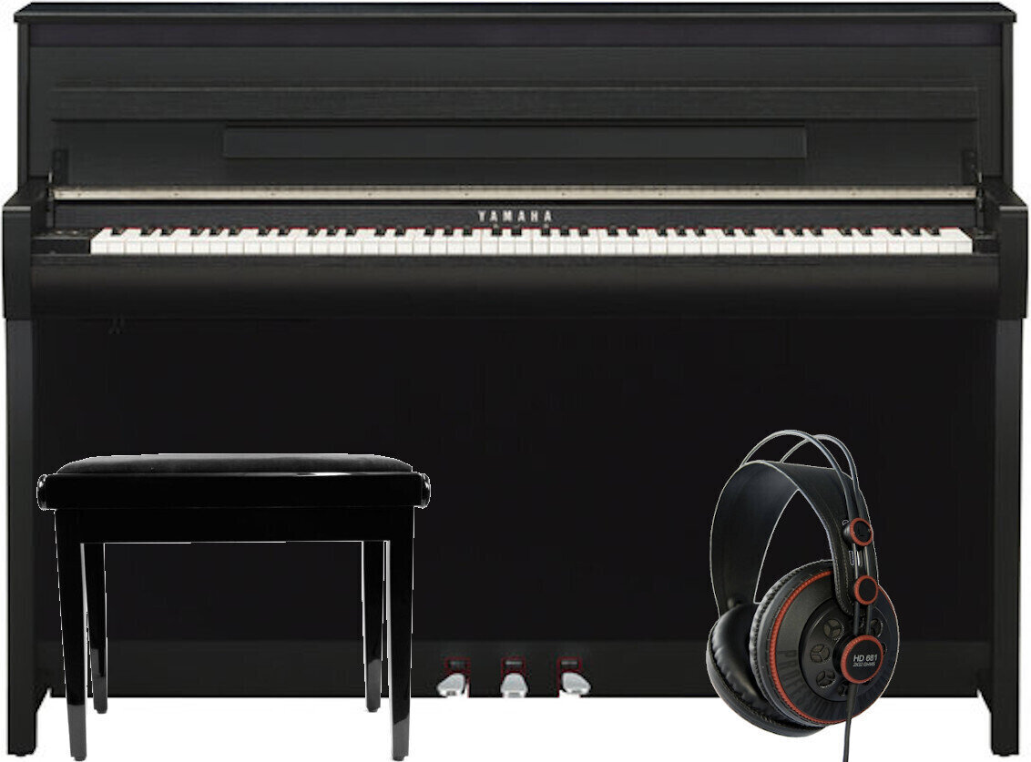 Digitalni piano Yamaha CLP-685 B Set Črna Digitalni piano
