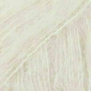 Stickgarn Drops Brushed Alpaca Silk 01 Off White - 1