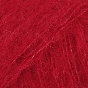 Fios para tricotar Drops Brushed Alpaca Silk 07 Red