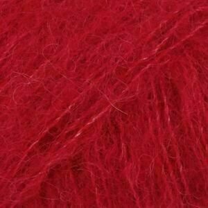 Fil à tricoter Drops Brushed Alpaca Silk 07 Red - 1