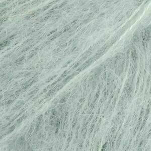 Fios para tricotar Drops Brushed Alpaca Silk 14 Light Grey Green - 1