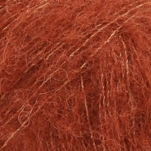 Przędza dziewiarska Drops Brushed Alpaca Silk 24 Rust