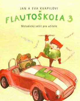 Nodeblad til blæseinstrumenter Kvapil-Kvapilová Flautoškola 3 (metodický zošit) Musik bog - 1