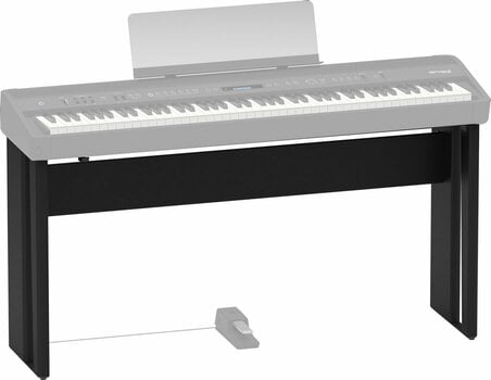 Keyboardstativ i trä Roland KSC 90 Svart - 1