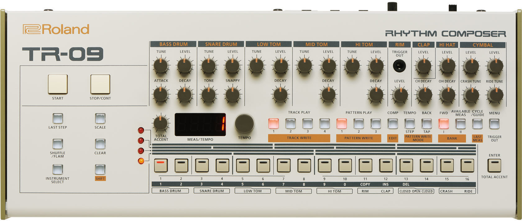 Samplers et systèmes modulaires Roland TR-09 Rhythm Composer