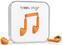 In-Ear Headphones Happy Plugs Earbud Orange