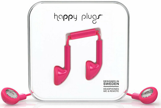 In-Ear Headphones Happy Plugs Earbud Cerise - 1