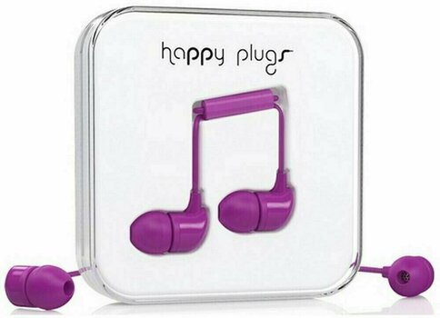 Auscultadores intra-auriculares Happy Plugs In-Ear Purple - 1