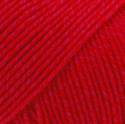 Fire de tricotat Drops Cotton Merino 06 Red