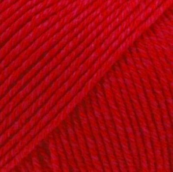 Knitting Yarn Drops Cotton Merino 06 Red - 1