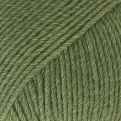Knitting Yarn Drops Cotton Merino 11 Forest Green