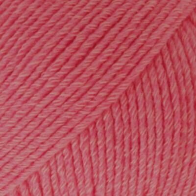 Fil à tricoter Drops Cotton Merino Uni Colour 13 Coral Fil à tricoter