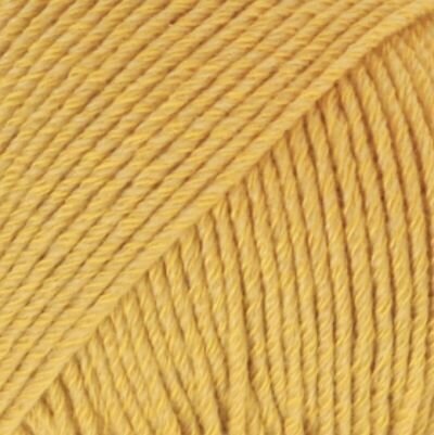 Knitting Yarn Drops Cotton Merino 15 Mustard