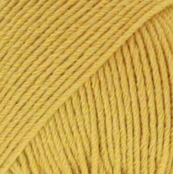 Knitting Yarn Drops Cotton Merino 15 Mustard - 1