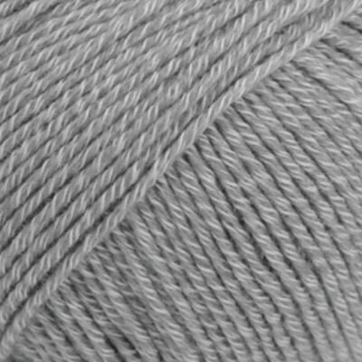 Fil à tricoter Drops Cotton Merino 18 Medium Grey