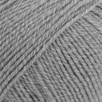 Hilo de tejer Drops Cotton Merino 18 Medium Grey - 1