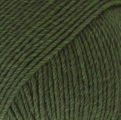 Pletilna preja Drops Cotton Merino Uni Colour 22 Dark Green Pletilna preja