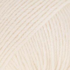 Strickgarn Drops Cotton Merino Uni Colour 28 Powder Strickgarn