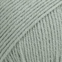 Strikkegarn Drops Cotton Merino Uni Colour 29 Sea Green Strikkegarn