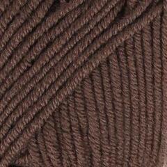 Stickgarn Drops Merino Extra Fine Uni Colour 09 Dark Brown Stickgarn