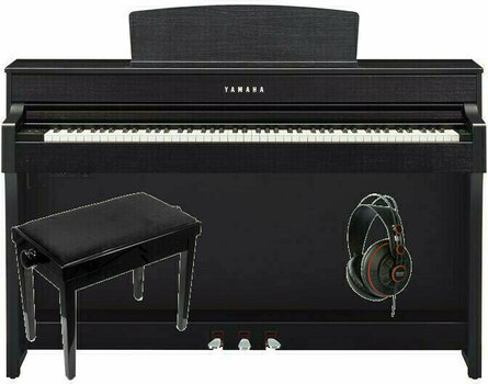 Digitální piano Yamaha CLP-645 B SET Černá Digitální piano - 1