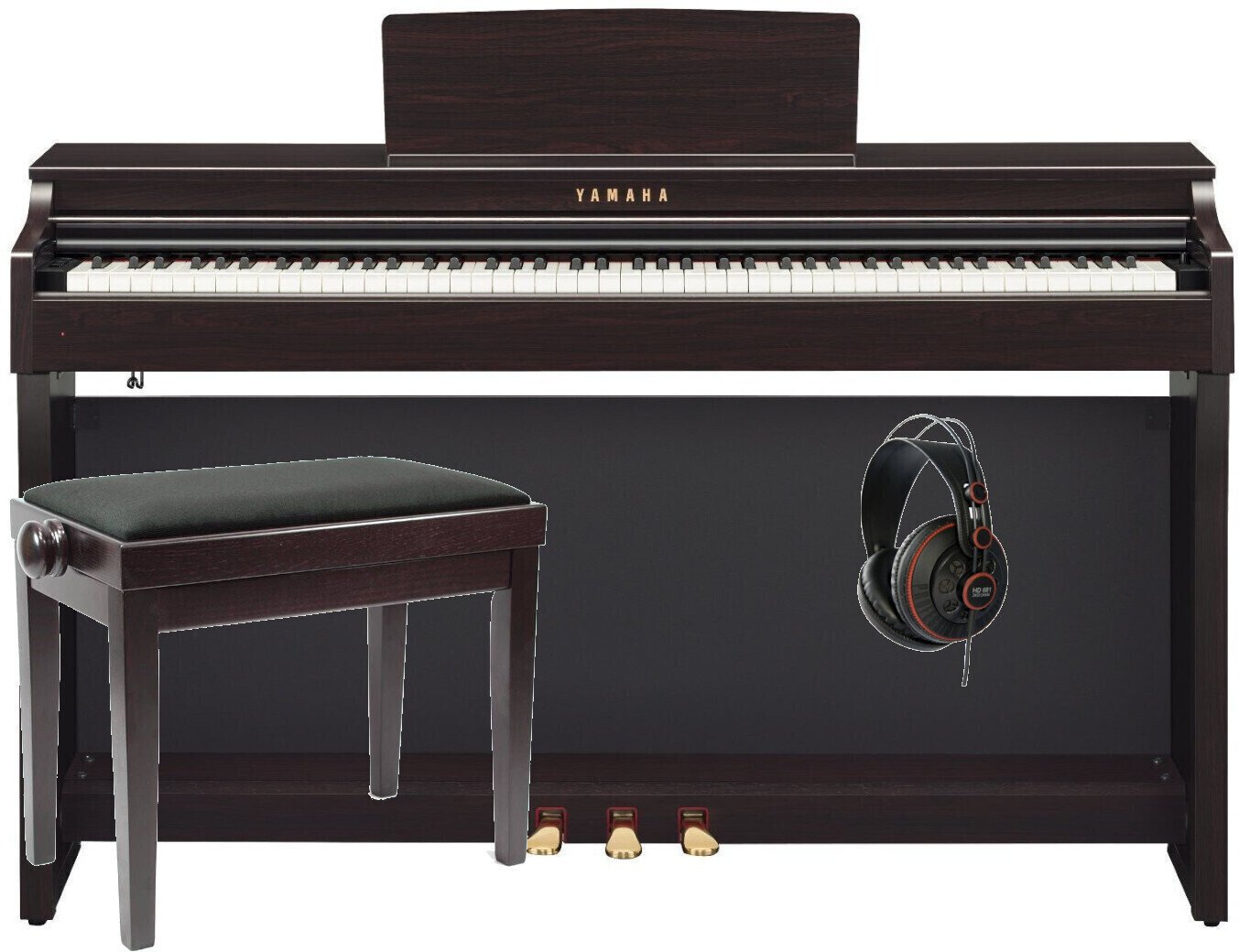 Digitální piano Yamaha CLP-625 R SET Palisandr Digitální piano
