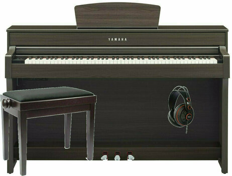 Digitális zongora Yamaha CLP-635 DW SET Dark Walnut Digitális zongora - 1