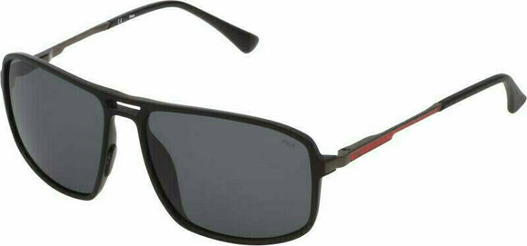 Спортни очила Fila SF9329 Black/Red/Black - 1