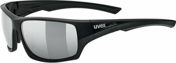 Cycling Glasses UVEX Sportstyle 222 Polarized Black Mat/Ltm Silver Cycling Glasses - 1