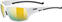 Occhiali da ciclismo UVEX Sportstyle 222 Polarized White/Mirror Yellow Occhiali da ciclismo