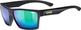 Lifestyle Glasses UVEX LGL 29 Black Mat/Mirror Green Lifestyle Glasses