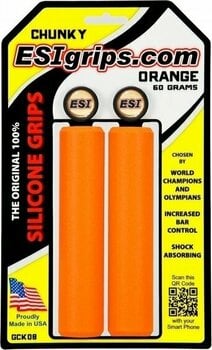 Poignées ESI Grips Chunky MTB Orange Poignées - 1