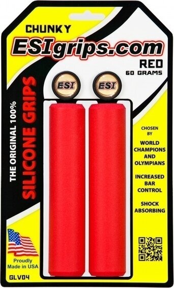 Handtag ESI Grips Chunky MTB Red Handtag