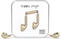 In-Ear Headphones Happy Plugs Earbud Champagne Matte Deluxe Edition