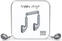 Slúchadlá do uší Happy Plugs Earbud Space Grey Matte Deluxe Edition