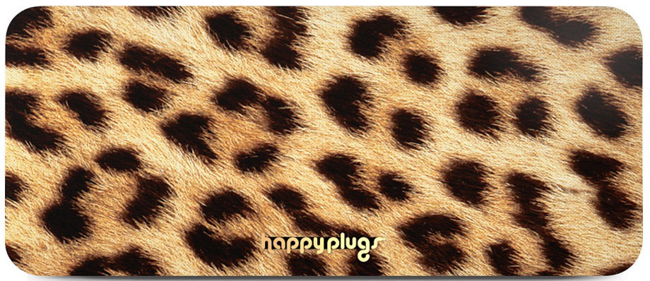 Accessoires voor draagbare luidsprekers Happy Plugs Sound Piece Mini Front Leopard