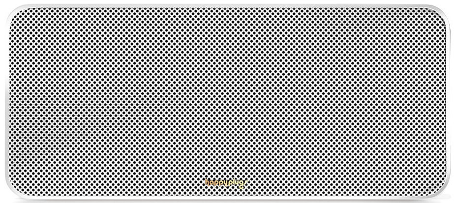 Accessoires voor draagbare luidsprekers Happy Plugs Sound Piece Front Silver