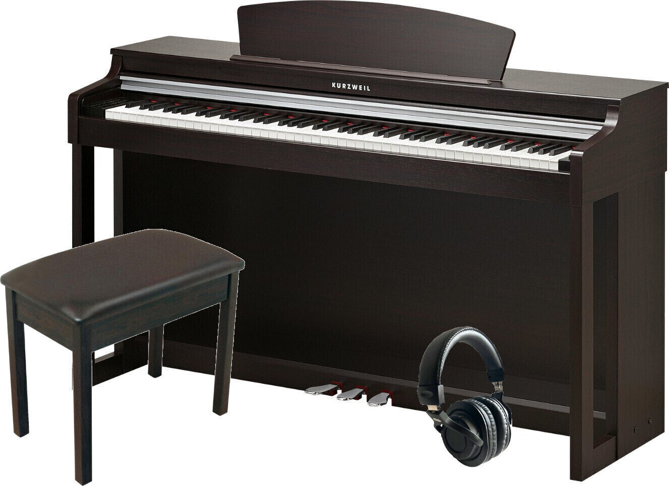 Piano digital Kurzweil MP120-SR SET Simulated Rosewood Piano digital