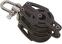 Sailing Block Viadana 38mm Composite Double Block Swivel with Shackle and Becket