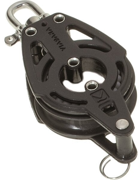 Blocco Viadana 57mm Composite Single Block Swivel with Shackle and Becket