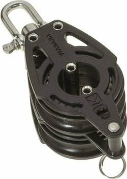 Sailing Block Viadana 57mm Composite Double Block Swivel with Shackle and Becket - 1