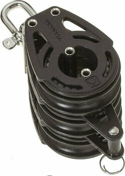 Sailing Block Viadana 57mm Composite Triple Block Swivel with Shackle and Becket - 1