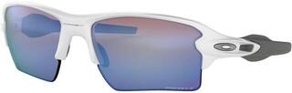 Óculos de desporto Oakley Flak 2.0 XL 91888259 Polished White/Prizm Deep H2O Polarized Óculos de desporto