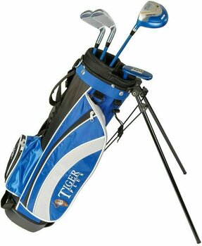 Golf Set Longridge Junior Tiger Set 12-14 Years 4 Clubs Black/Blue Left Hand - 1