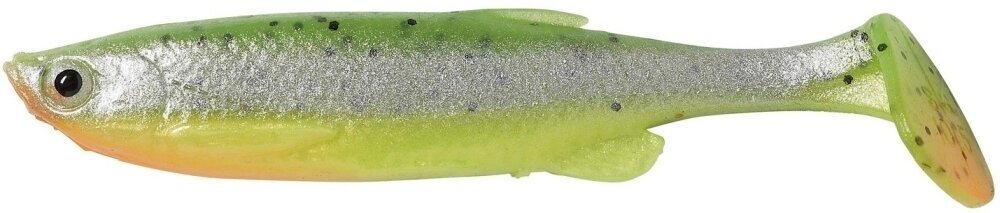 Gumová nástraha Savage Gear 3D Fat Minnow T-Tail Fluo Green Silver 10,5 cm 11 g