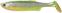 Gumihal Savage Gear 3D Fat Minnow T-Tail Fluo Green Silver 10,5 cm 11 g